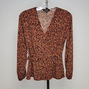 Lily Morgan  Tie Side Button Top